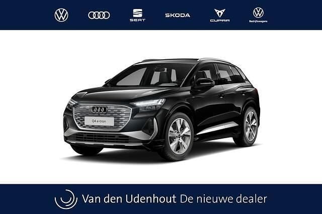 Zwart Nieuw 2025 Audi Q4 e-tron Competition SUV | € 55.399 (Eerlijke prijs) - Afbeelding 1/4