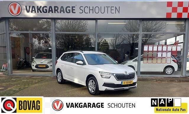 Wit Gebruikt 2021 Skoda Kamiq Ambition SUV | € 15.499 (Goede deal) - Afbeelding 1/4