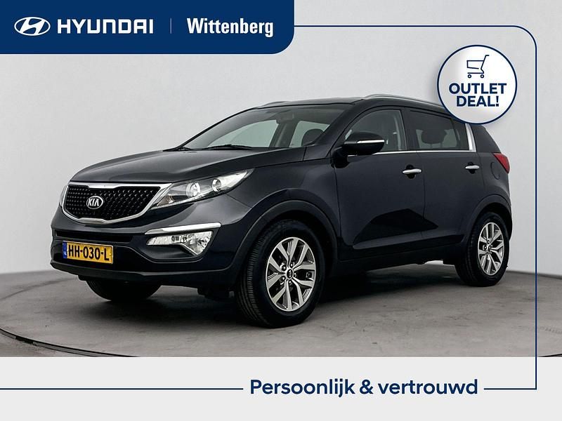 Zwart Gebruikt 2015 Kia Sportage SUV | € 10.599 (Goede deal) - Afbeelding 1/4