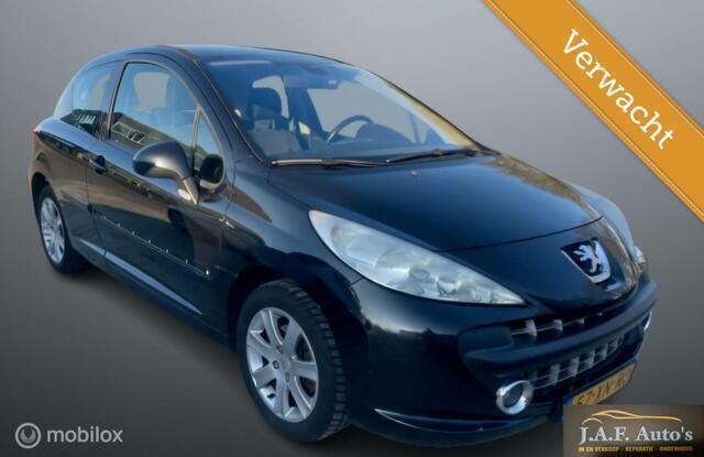 Zwart Gebruikt 2007 Peugeot 207 Hatchback | € 1.750 (Eerlijke prijs) - Afbeelding 1/4
