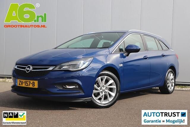 G7i :aegean blue s Gebruikt 2019 Opel Astra Business Stationwagen | € 10.999 (Eerlijke prijs) - Afbeelding 1/4
