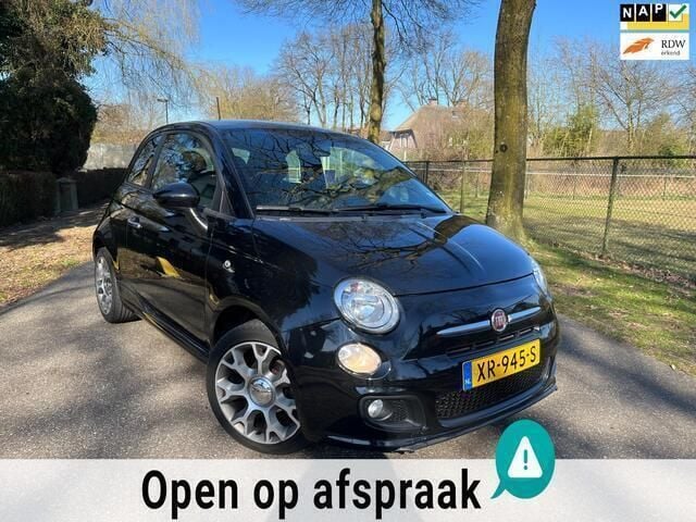 Zwart Gebruikt 2015 Fiat 500S Sport Hatchback | € 8.750 (Eerlijke prijs) - Afbeelding 1/4