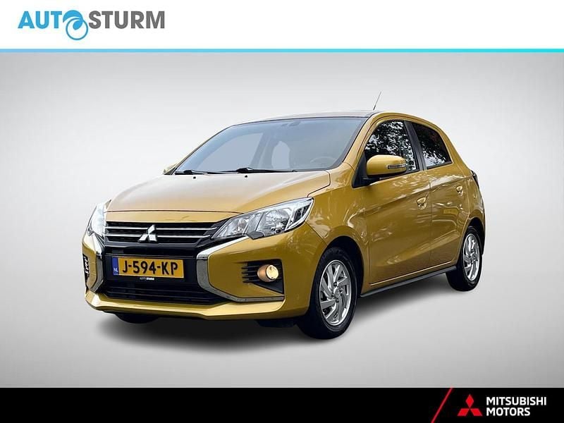 Geel Gebruikt 2020 Mitsubishi Space Star Hatchback | € 15.749 (Eerlijke prijs) - Afbeelding 1/4