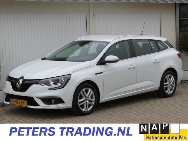 Wit Gebruikt 2018 Renault Mégane GrandTour Zen Stationwagen | € 15.200 (Super prijs) - Afbeelding 1/4