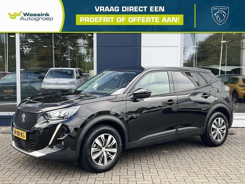 Zwart Gebruikt 2021 Peugeot e-2008 Active SUV | € 16.440 (Super prijs) - Afbeelding 1/4