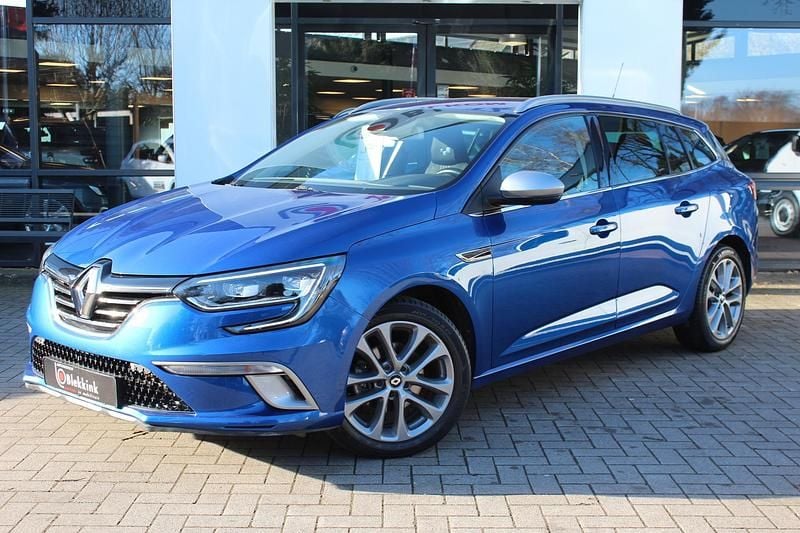 Blauw Occasion 2018 Renault Mégane GT Line GT-Line Stationwagen | € 14.745 (Eerlijke prijs) - Afbeelding 1/4