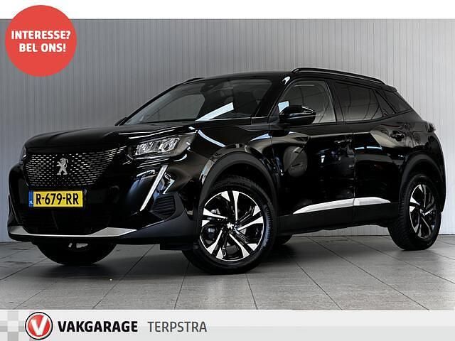 Zwart Gebruikt 2022 Peugeot 2008 Allure SUV | € 19.950 (Goede deal) - Afbeelding 1/4