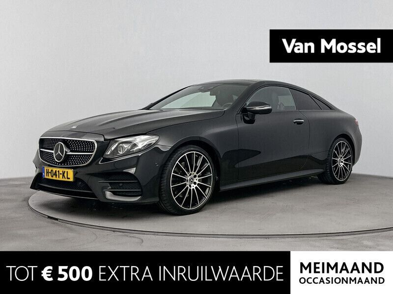 Zwart Gebruikt 2020 Mercedes E200 Premium Plus Coupé | € 41.900 (Eerlijke prijs) - Afbeelding 1/4