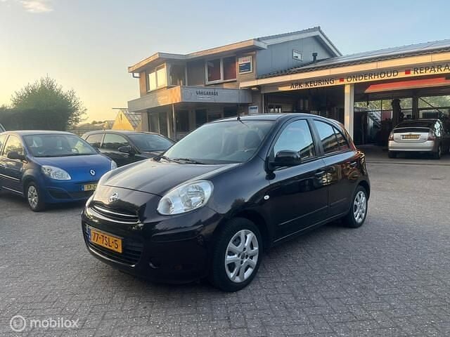 Occasion Nissan Micra S 98 PK (72 kW) 2012 Paars Hatchback