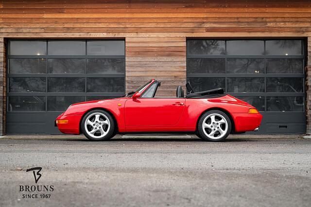 Occasion Porsche 911 Carrera Cabriolet 286 PK (210 kW) 1995 Rood Cabriolet