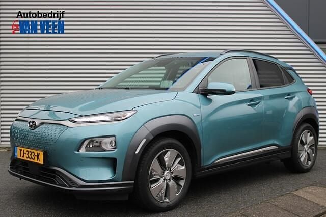 Blauw, metallic lak Gebruikt 2018 Hyundai Kona Premium SUV | € 15.945 (Eerlijke prijs) - Afbeelding 1/4