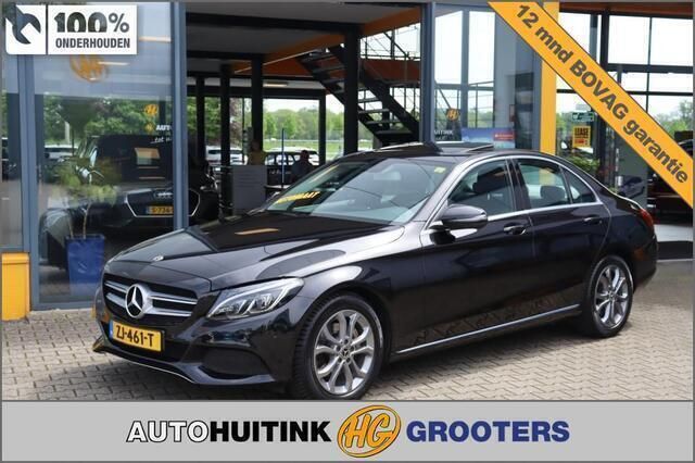 Zwart, metallic lak Gebruikt 2018 Mercedes C200 Sport Edition Sedan | € 27.990 (Eerlijke prijs) - Afbeelding 1/4