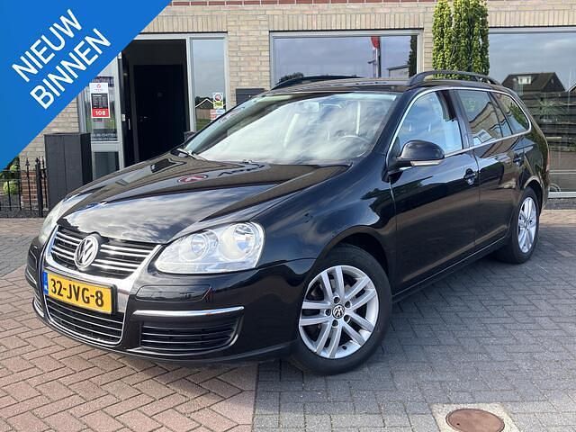 Zwart Gebruikt 2009 VW Golf VI Comfortline Stationwagen | € 1.950 (Super prijs) - Afbeelding 1/4