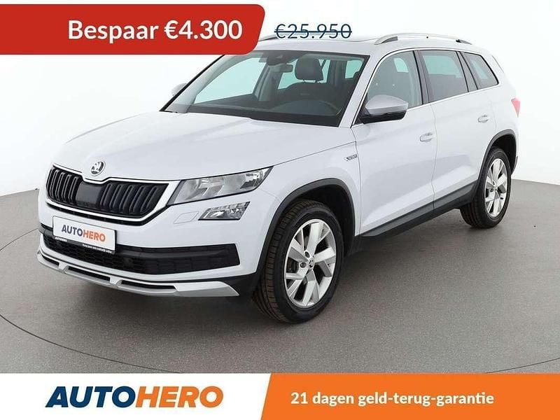 Wit Occasion 2019 Skoda Kodiaq Scout 4x4 SUV | € 21.849 (Eerlijke prijs) - Afbeelding 1/3