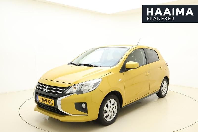 Geel Occasion 2020 Mitsubishi Space Star Active Hatchback | € 11.945 (Super prijs) - Afbeelding 1/4