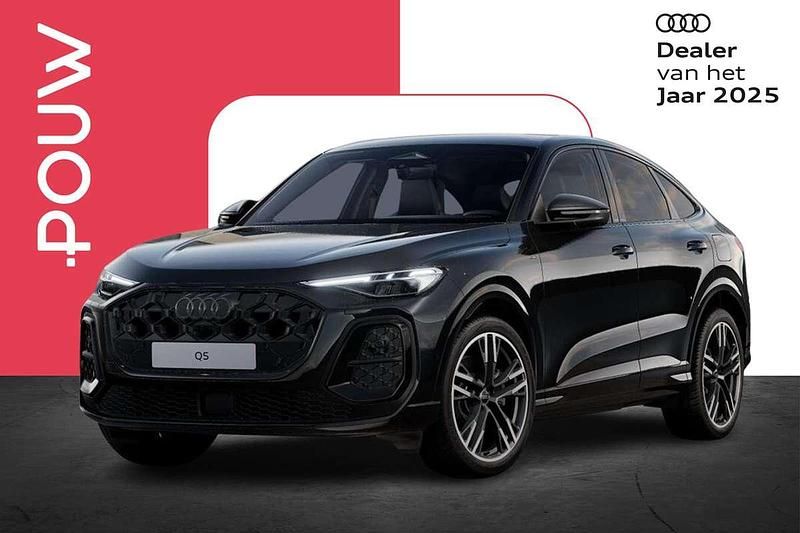 Zwart Nieuw 2025 Audi Q5 Sportback S-Line SUV | € 83.650 (Duur) - Afbeelding 1/4