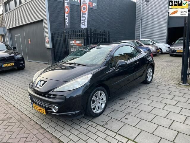 Zwart Gebruikt 2007 Peugeot 207 CC Cabriolet | € 2.999 (Eerlijke prijs) - Afbeelding 1/4