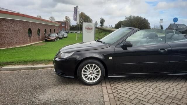 Zwart Gebruikt 2008 Saab 9-3 Cabriolet Linear Cabriolet | € 8.750 (Duur) - Afbeelding 1/4