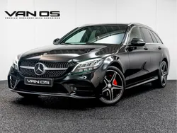 Zwart Gebruikt 2018 Mercedes C200 AMG line Stationwagen | € 27.995