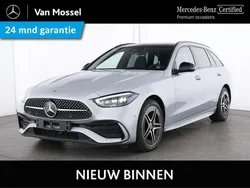 Zilver Nieuw 2024 Mercedes C300 AMG line Stationwagen | € 49.945
