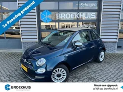 Blauw, metallic lak Gebruikt 2021 Fiat 500C Lounge Cabriolet | € 14.450 (Eerlijke prijs)