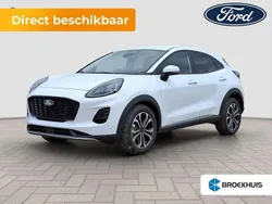 Wit Nieuw 2025 Ford Puma Titanium SUV | € 31.980 (Goede deal)