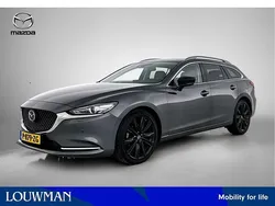Machine grey (grijs metallic) Gebruikt 2023 Mazda 6 Sportive Stationwagen | € 32.945 (Goede deal)
