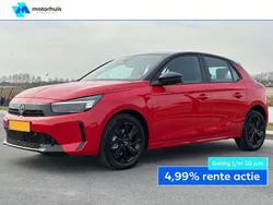 Rood Nieuw 2025 Opel Corsa Sport Hatchback | € 21.764 (Super prijs)