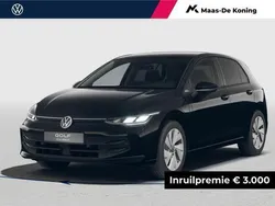 Zwart Nieuw 2026 VW Golf VIII Edition Hatchback | € 38.740 (Super prijs)