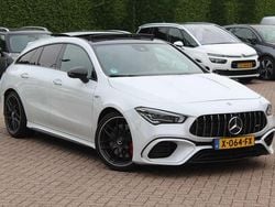 Wit, metallic lak Gebruikt 2020 Mercedes CLA45 AMG Shooting Brake Premium Plus Stationwagen | € 51.950