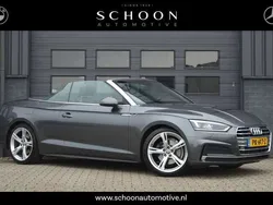 Grijs, metallic lak Gebruikt 2017 Audi A5 Cabriolet S-Line Cabriolet | € 28.950 (Eerlijke prijs)