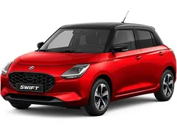 Rood Nieuw 2025 Suzuki Swift Style Hatchback | € 24.888 (Eerlijke prijs)