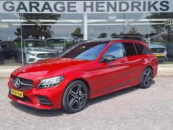 Rood Gebruikt 2020 Mercedes C180 AMG Stationwagen | € 23.650 (Goede deal)