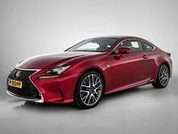 Radiant red (rood metallic) Gebruikt 2018 Lexus RC300h Sport Line Coupé | € 32.950 (Goede deal)