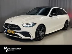 Wit Gebruikt 2022 Mercedes E300 AMG line Stationwagen | € 40.950 (Super prijs)