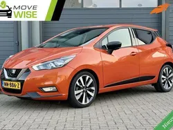 Oranje Gebruikt 2017 Nissan Micra Tekna Hatchback | € 8.945 (Eerlijke prijs)