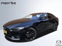 Zwart Gebruikt 2024 Mazda 3 Exclusive-Line Sedan | € 34.845