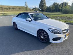 Wit (metallic) Gebruikt 2018 Mercedes C180 Premium Plus Cabriolet | € 30.000 (Eerlijke prijs)