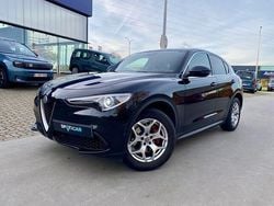 Zwart Gebruikt 2018 Alfa Romeo Stelvio Super SUV | € 24.900