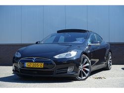 Zwart Gebruikt 2015 Tesla Model S Performance Hatchback | € 23.500