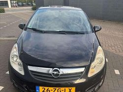 Zwart Gebruikt 2008 Opel Corsa Enjoy Hatchback | € 3.500 (Eerlijke prijs)