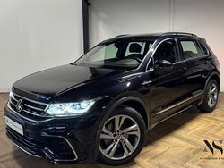 Zwart Gebruikt 2021 VW Tiguan R-line SUV | € 36.940 (Eerlijke prijs)