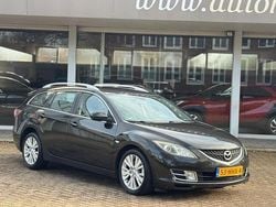 Zwart (metallic) Gebruikt 2008 Mazda 6 Touring Stationwagen | € 4.490 (Duur)