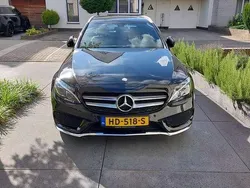 Zwart Gebruikt 2015 Mercedes C200 AMG line Stationwagen | € 24.499 (Iets duurder)