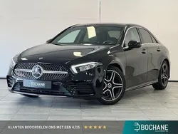 Cosmos black metallic finish (191u) Gebruikt 2019 Mercedes A200 AMG Line Premium Plus Sedan | € 25.900 (Eerlijke prijs)