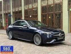 Blauw Gebruikt 2022 Mercedes C200 AMG line Sedan | € 34.950 (Super prijs)