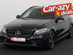 Zwart Gebruikt 2020 Mercedes C200 AMG Stationwagen | € 25.995 (Eerlijke prijs)
