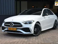 Wit, metallic lak Gebruikt 2021 Mercedes C180 AMG Sedan | € 41.975 (Duur)