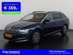 Blauw, metallic lak Gebruikt 2022 Skoda Superb Business Line Stationwagen | € 28.895 (Goede deal)