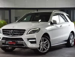 Wit, metallic lak Gebruikt 2013 Mercedes ML350 AMG SUV | € 26.950 (Super prijs)